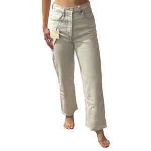 NWT Levi's Women Ribcage Straight Ankle "Lose Your Marbles" Jeans Size 28W x 27L